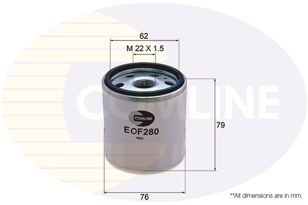 Фильтр масляный - Comline EOF280