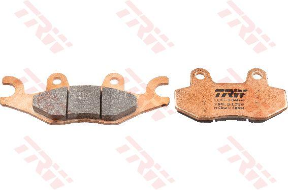 Комплект тормозных колодок, дисковый тормоз - TRW MCB837SRM