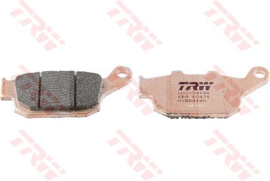 Комплект тормозных колодок, дисковый тормоз - TRW MCB841SH