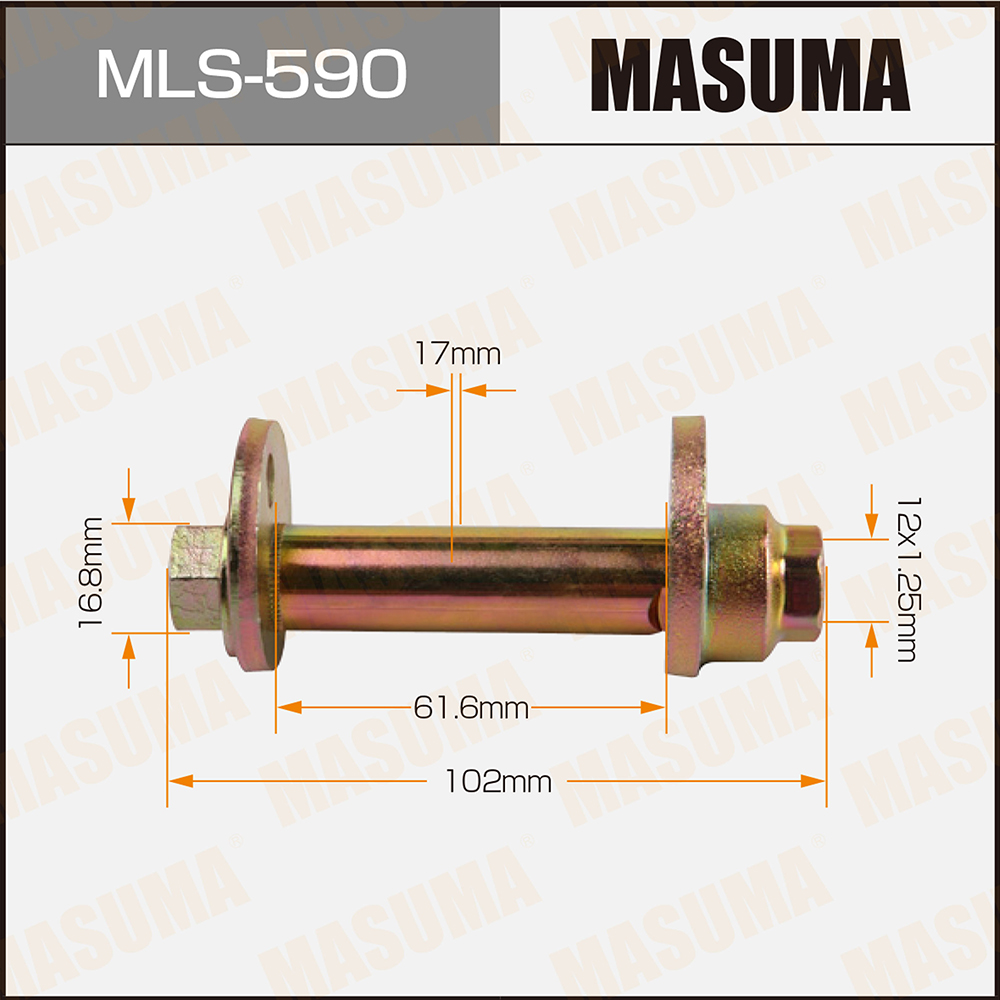 Болт эксцентрик к-т. Toyota - Masuma MLS-590