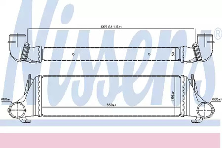 Интеркулер - Nissens 96388