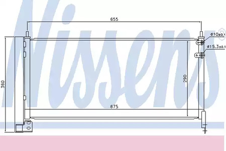 Конденсатор, кондиционер - Nissens 940487