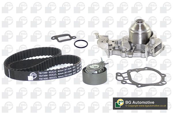 Комплект ремня ГРМ + насос водяной - BGA TB7300CPK