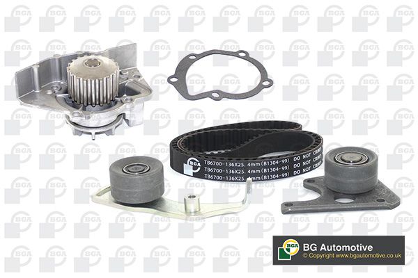 Комплект ремня ГРМ + насос водяной - BGA TB1402CPK