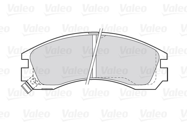 Колодки тормозные дисковые | перед | - Valeo 301517