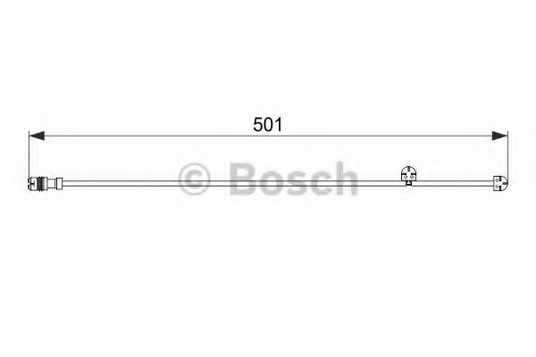 Сигнализатор, износ тормозных колодок  Bosch                1 987 474 556