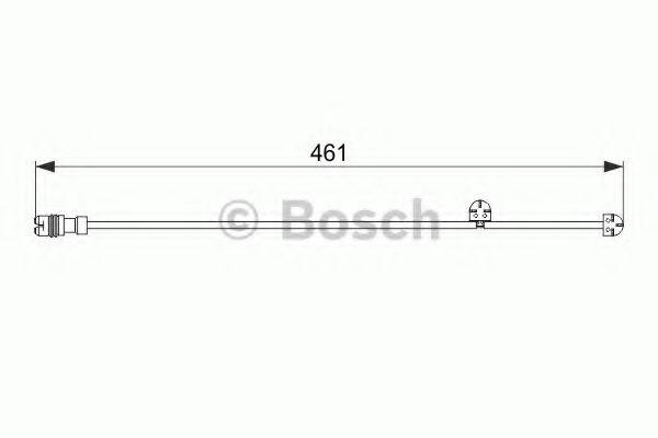 Сигнализатор, износ тормозных колодок - Bosch 1 987 474 558