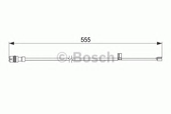 Сигнализатор, износ тормозных колодок  - Bosch 1 987 474 568