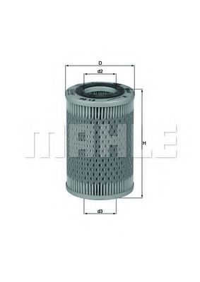 Фильтр масляный - Knecht OX 13D