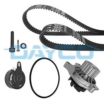 Комплект ремня ГРМ + насос водяной - Dayco KTBWP4730