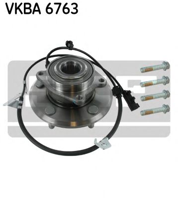 Комплект подшипника ступицы колеса  | зад | - SKF VKBA 6763