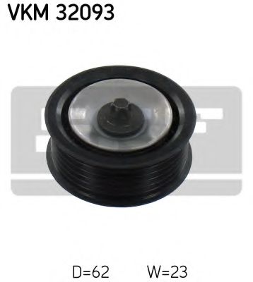 Паразитный / ведущий ролик, поликлиновой ремень - SKF VKM 32093