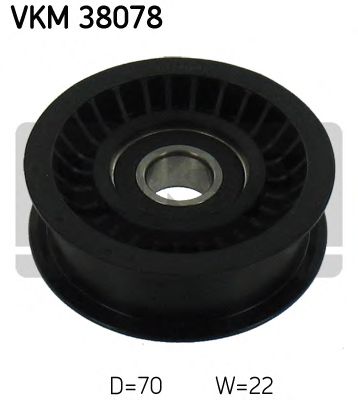 Ролик обводной приводного ремня - SKF VKM 38078