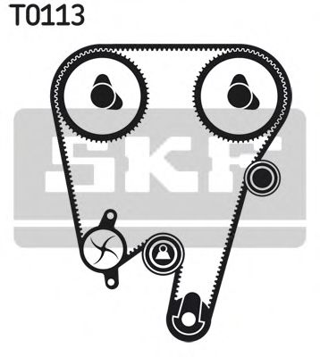 Комплект ремня ГРМ + насос водяной - SKF VKMC 06603