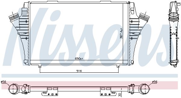 Интеркулер - Nissens 96376