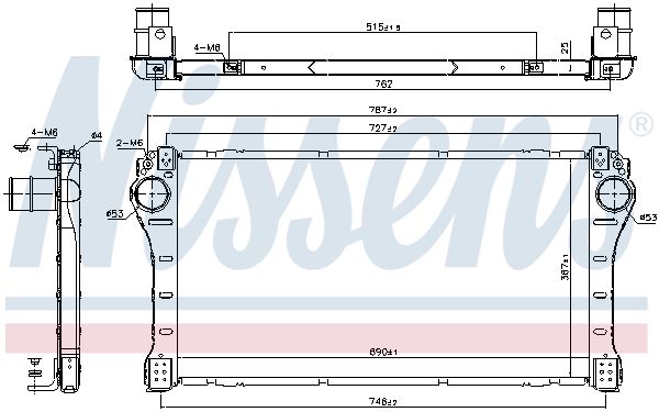 Интеркулер - Nissens 96408