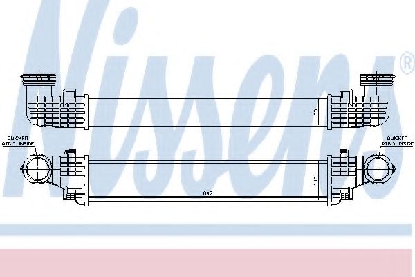 Интеркулер - Nissens 96434