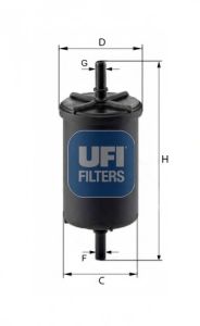 Фильтр топливный - Ufi 31.948.00