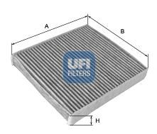 Фильтр, воздух во внутренном пространстве - Ufi 54.226.00