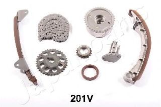 Комплект цепи привода распредвала - Japanparts KDK-201V