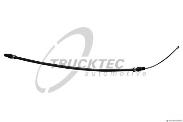 Трос, стояночная тормозная система | прав | - Trucktec Automotive 02.35.327