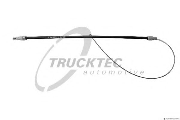 Трос, стояночная тормозная система | лев | - Trucktec Automotive 02.35.329