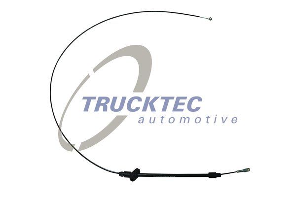 Трос, стояночная тормозная система | перед | - Trucktec Automotive 02.35.409
