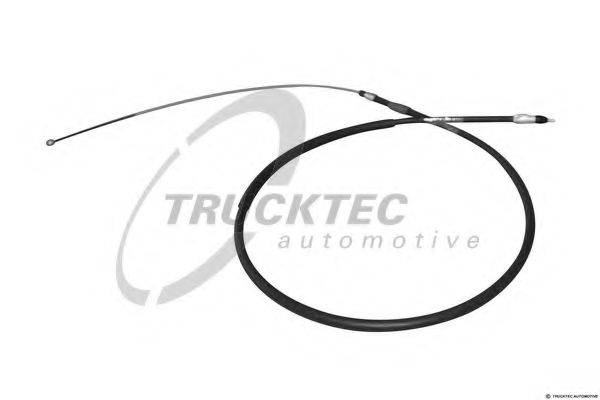 Трос, стояночная тормозная система | зад лев | - Trucktec Automotive 08.35.178