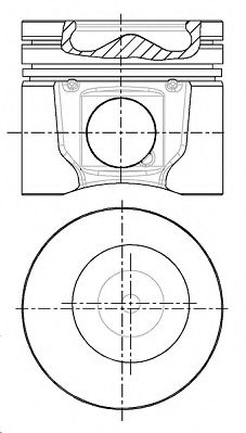 Поршень, комплект - Nural 87-437000-00