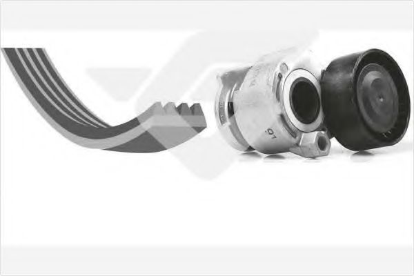 Поликлиновой ременный комплект - Hutchinson KHV 160