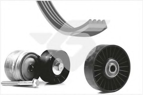 Поликлиновой ременный комплект - Hutchinson KHV 165