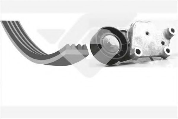 Поликлиновой ременный комплект - Hutchinson KHV 167