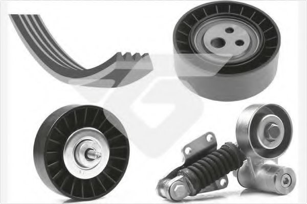 Поликлиновой ременный комплект - Hutchinson KHV 182