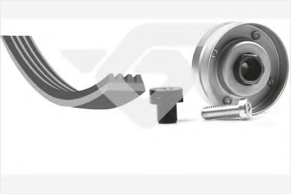 Поликлиновой ременный комплект - Hutchinson KHV 222