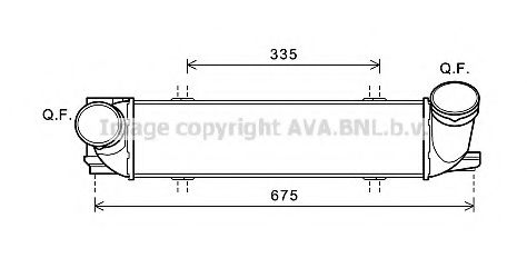 Интеркулер - AVA BW4438