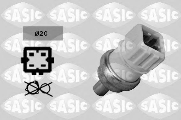 Датчик, температура охлаждающей жидкости - Sasic 3256014