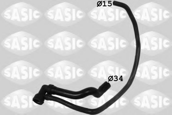 Патрубок системы охлаждения opel Astra j - Sasic 3406292