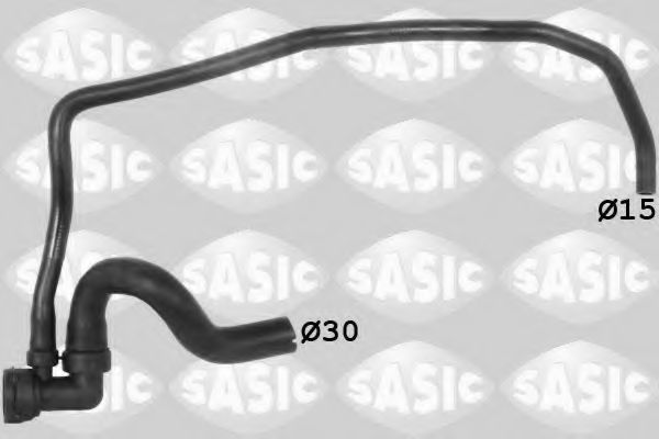 Патрубок системы охлаждения opel Astra j - Sasic 3406305