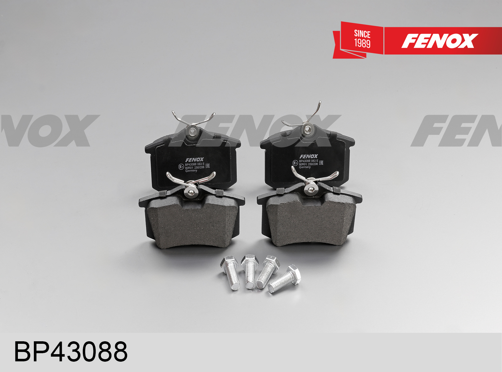 Колодки тормозные дисковые | зад прав/лев | - Fenox BP43088