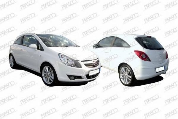 Кронштейн переднего бампера левый / opel Corsa-D 07~ - Prasco OP0341006