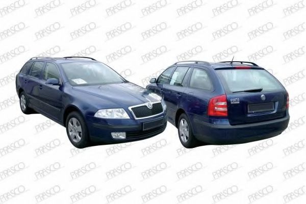 Подкрылок переднего правого крыла-задний / skoda Octavia-II 04~13 - Prasco SK0243613