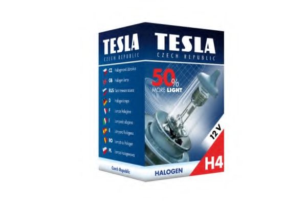 Лампа H4 12V 60/55w p43t-38 - Tesla B30401