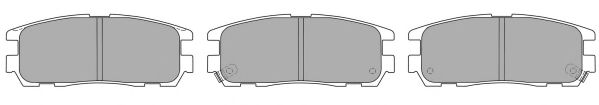 Колодки тормозные дисковые | зад | - FREMAX FBP-1207