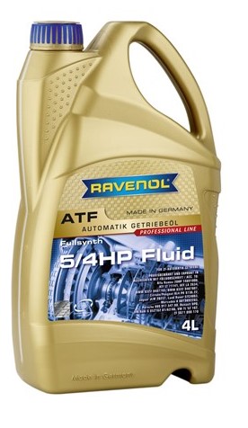 Масло трансмиссионное синтетическое для акпп ATF 5/4 HP 4л - RAVENOL 1212104-004-01-999