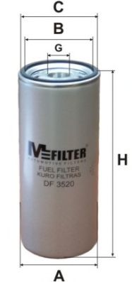 Фильтр топливный HCV - MFILTER DF 3520