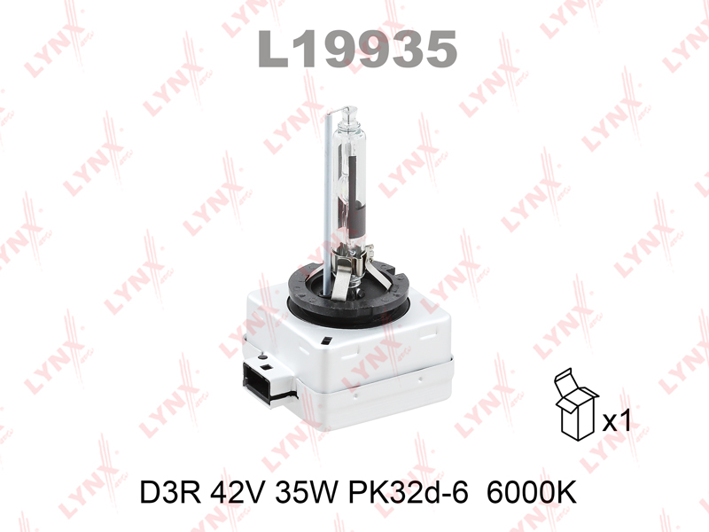 Лампа D3R 42V 35W PK32d-6 6000k LYNXauto                L19935