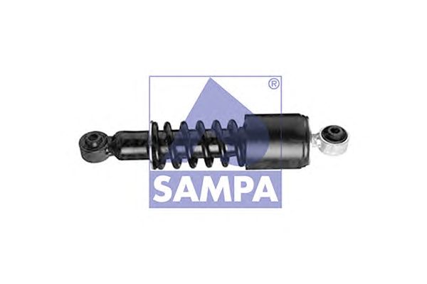 Гаситель, крепление кабины | зад | HCV - SAMPA 078.217