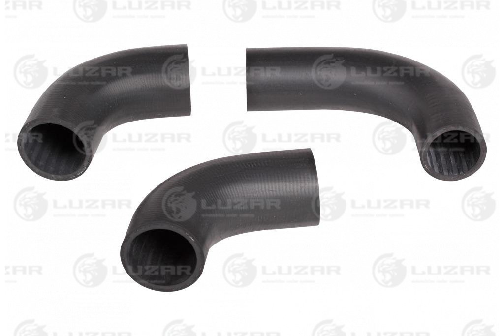 Патрубки охл. для а/м УАЗ 451 (90лс) (epdm, кмпл., 3шт.) - Luzar LPK 0351