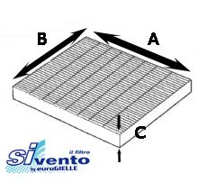 Фильтр, воздух во внутренном пространстве - SIVENTO G318