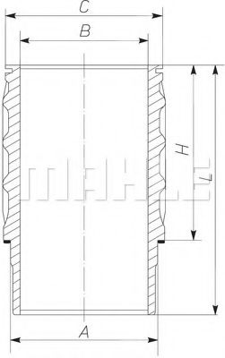 Гильза цилиндра HCV - Mahle 061 LW 00101 001